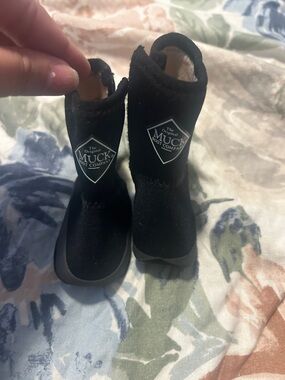Muck Boot Company Kids' Black Waterproof Boots